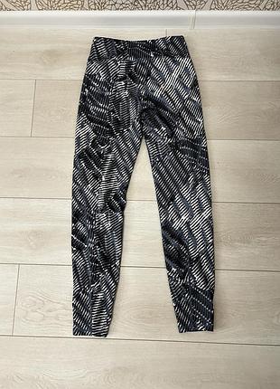 Спортивні легінси h&m sport з абстрактним принтом