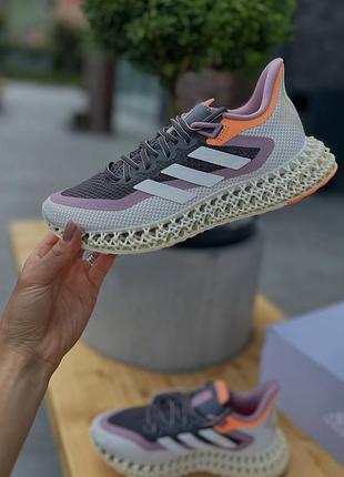 Жіночі оригінальні кросівки adidas 4dfwd 2 w grey white  art: gx9269
