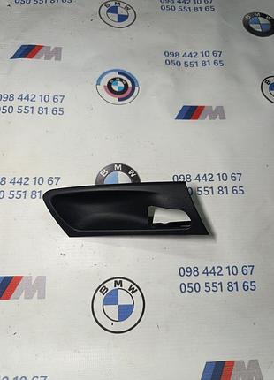 Накладка ручки двери салона передняя правая r bmw x5 e70 x6 e71 07-13 бмв 51416973736, 6973736, 51417137148, 7137148