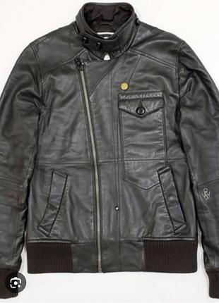 Мужская кожаная куртка g-star raw