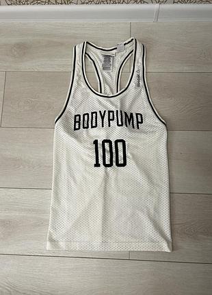 Жіноча спортивна майка reebok body pump 100