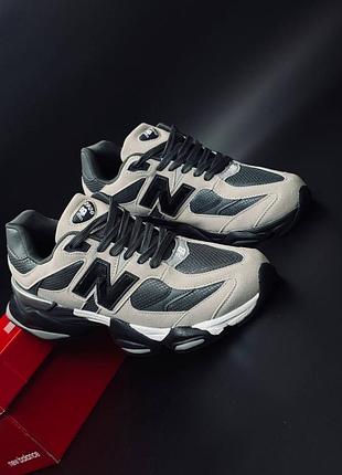 Кросівки new balance 9060 сірі | стильні чоловічі кросівки | розміри 36/46 мужские/женские кроссовки серые