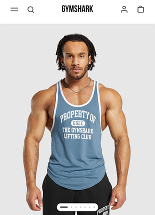 Майка gymshark, size m, стан ідеальний, довжина 75 підпахви 50