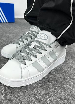 Adidas campus white silver 4