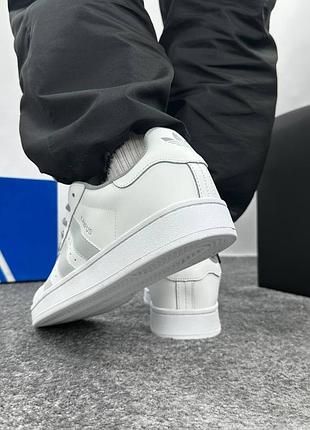 Adidas campus white silver 5