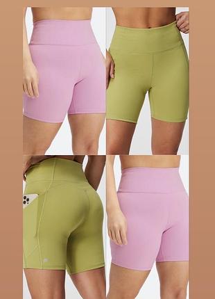 Жіночі шорти-велосипедки fabletics pureluxe oasis із високою талією