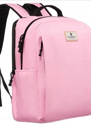 Рюкзак подорожный бренд peterson розового цвета. ptn 77707/8339 pink