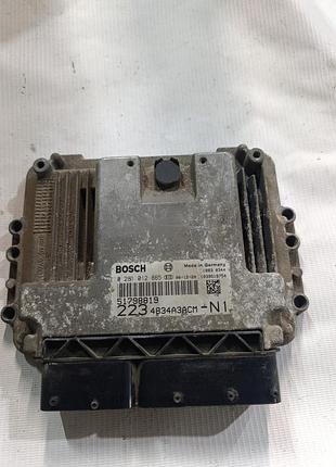 Блок управління двигуном ебу fiat doblo 1.9 mjt 0281012865, 51798819
