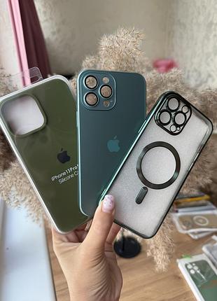 Чохли зелені для iphone 13 pro max 2