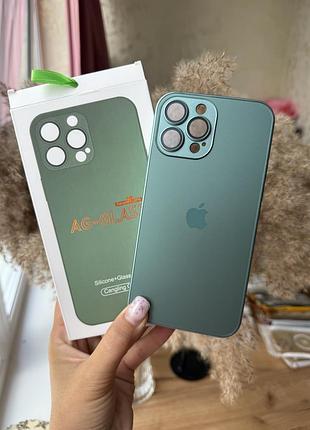 Чохли зелені для iphone 13 pro max 6