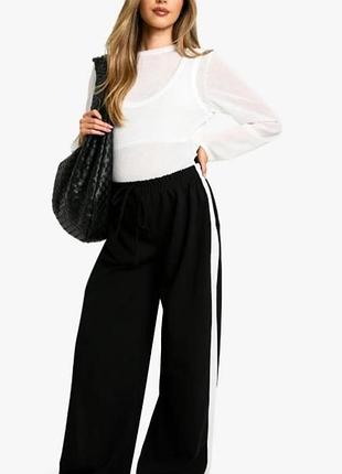 M&amp;s.  широкие брюки с лампасами.  р. 12