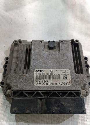 Блок управління двигуном ебу fiat doblo 1.6 mjt 0281018720,51915420