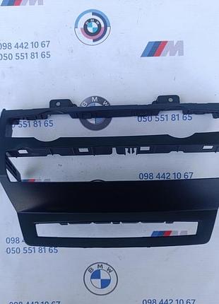 Декоративна рамка - накладка центральної консолі bmw x5 e70 x6 e71 07-13 бмв 51457161797, 7161797, t0027286, 51456967469, 6967469