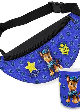 Дитячий набір paw patrol сумка-бананка + керамічна кружка з принтом (5570)