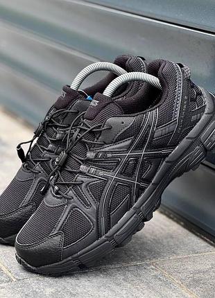 Черные мужские кроссовки asics gel kahana 8 black gore-tex termo winter х ассикс 41