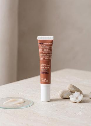 Крем під очі проти темних кіл та зморшок korres wild rose bright-eyed cushion cream, 15 мл