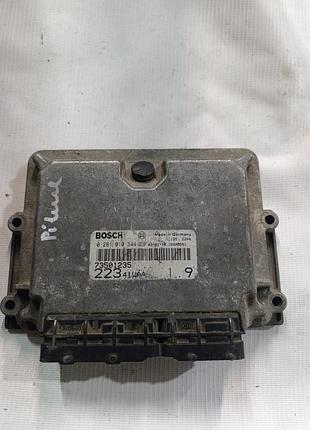 Блок управління двигуном ебу fiat doblo 1.9 jtd 0281010344, 73501235
