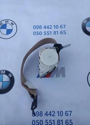 Пас безпеки задній лівий bmw x3 f25 ремень безопасности задний левый бмв x3 ф25 бежевый 72117258446