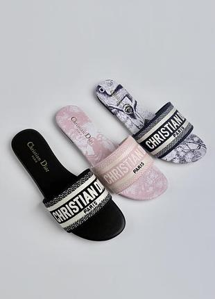 Шльопанці жіночі christian dior dway