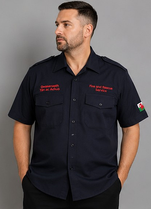 Dimensions fire and rescue service формованная рубашка пожарная служба m 48–50 оригинал
