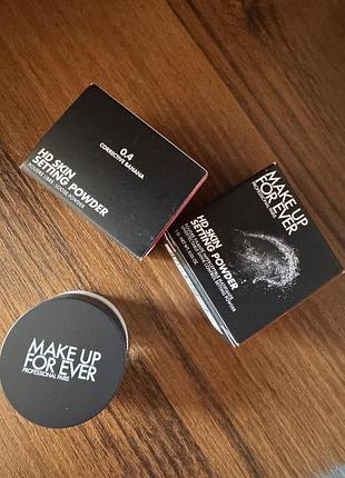 Розсипчаста пудра make up for ever hd skin setting powder у відтінку 0.4 corrective banana