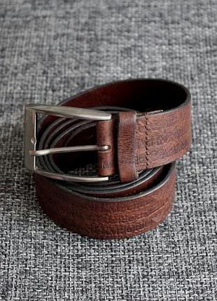 Ремень кожаный armani emporio оригинал made in italy