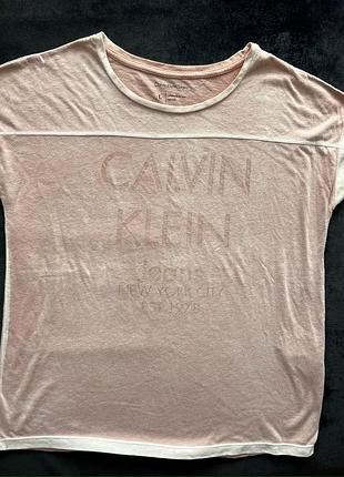Жіноча футболка calvin klein jeans (розмір l)