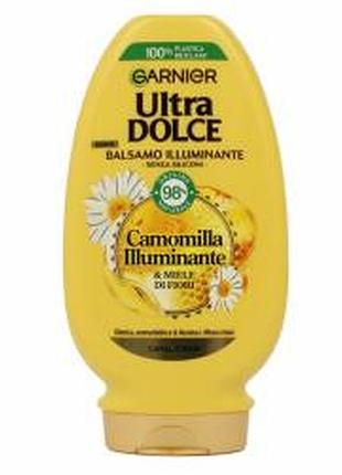 Кондиционер garnier ultra dolce с экстрактом ромашки и меда для светлых волос, 200 мл