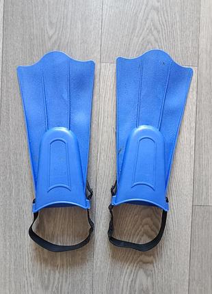 Ласты для плавания (37-40,5). синие ласты для плавания