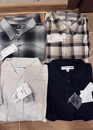 Сорочка фланель uniqlo