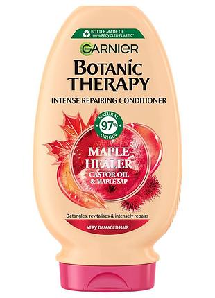 Бальзам garnier botanic therapy maple healer &amp; castor oil для очень поврежденных волос 200 мл