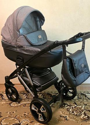Детская коляска 2 в 1 baby pram martel (люлька + прогулочный блок).