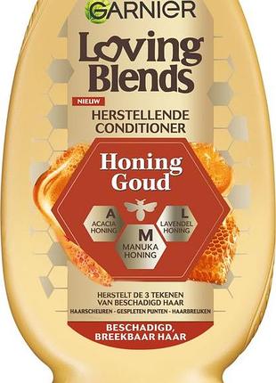 Кондиционер garnier loving blends с медово-золотистым эффектом 250 мл