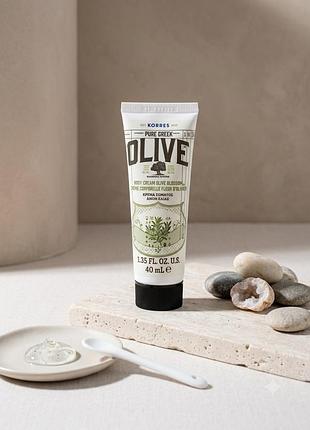 Крем для тіла korres pure greek olive body cream "квіти оливи", 40 мл (новий)