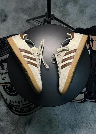 Adidas samba og cream white/preloved brown, розмір 40