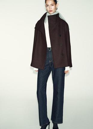Пальто з вовни зара zara s