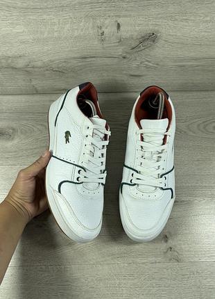 Lacoste шкіряні кросівки 44 розмір чоловічі