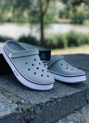 Жіночі шльопанці crocs сірі | легкі та комфортні | розміри 36–41 жіночі кроксы