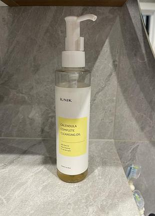 Iunik calendula complete заспокійлива очищувальна гідрофільна олія з календулою
