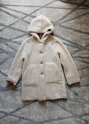 Пальто зимове шубка zara на 10-11 років