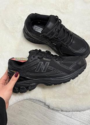 Черные кроссовки унисекс new balance 1906 cordura black gore-tex termo x нью беланс 44