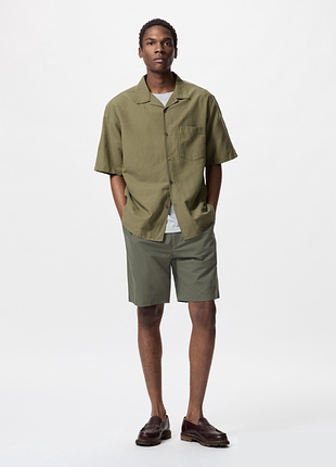 Шорты из льняной смеси uniqlo (477515)