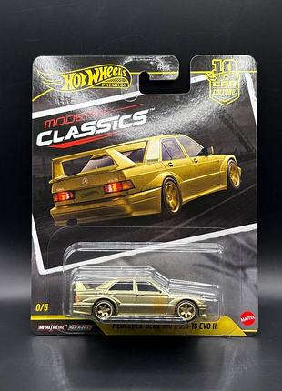 2026 hot hweels premium mercedes-benz 190e chase 0/5