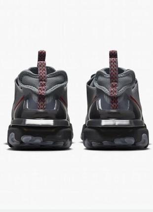 Nike grey/red react vision trainers 5