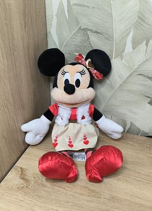 Плюшевая мягкая игрушка минные маус disney store minnie mouse valentine