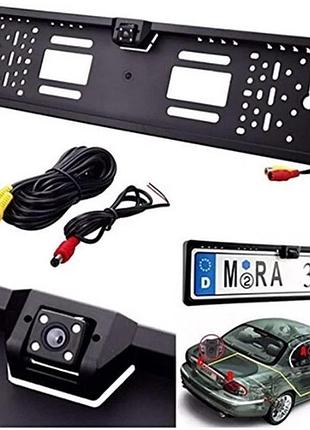 Камера заднього виду в рамці номерного знака 16 led hd ccd night vision r314