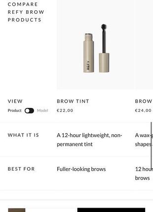 Refy brow tint chestnut гель для брів