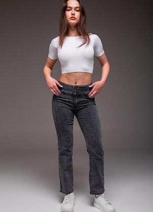 Жіночі сірі джинси slim fit