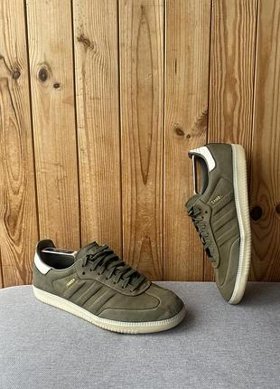 Чоловічі шкіряні кежуальні кеди взуття кросівки adidas samba