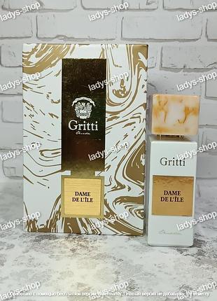 Остаток во флаконе 40 мл! духи женские premium gritti dame de l’ile (гритти даме де лиле)